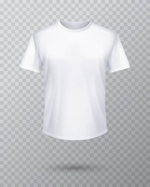 Gömlek maket seti. Tişört şablonu. Siyah, gri ve beyaz versiyon, ön tasarım.