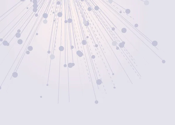 Illustrazione vettoriale di rete. Linee e punti collegati . — Vettoriale Stock