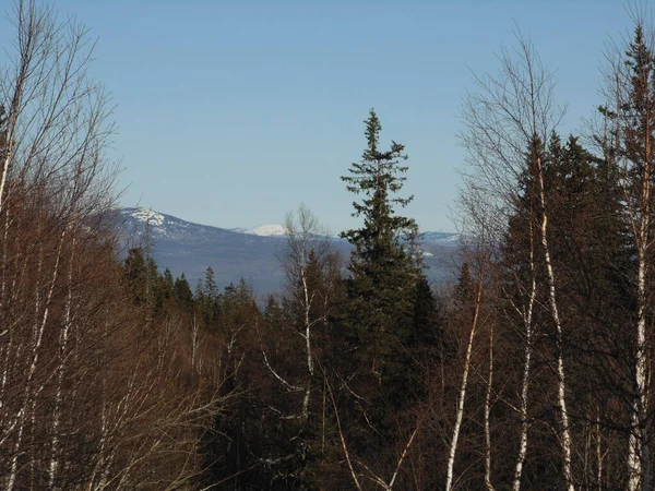 Rusia Parque Nacional Zyuratkul Vista Desde Paso Sukan —  Fotos de Stock