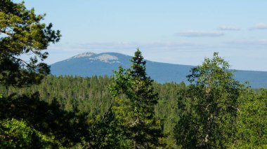 Zlatoust, Rusya - 07-12-2017: Ulusal park 