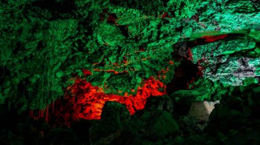 Rusya, Kungur: Buz Mağarası. Heykel mağarası