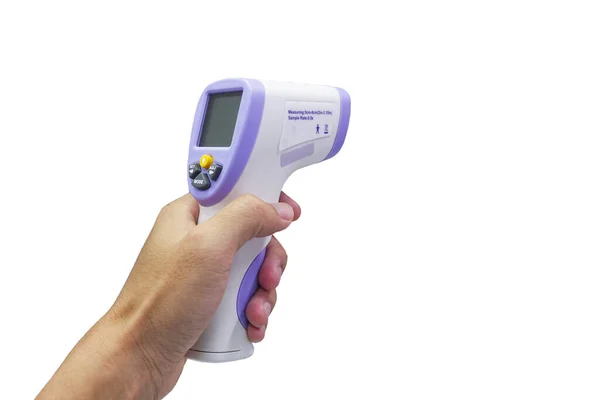 Thermometer Pistool Isometrische Medische Digitale Contactloze Infrarood Zicht Handheld Voorhoofd — Stockfoto