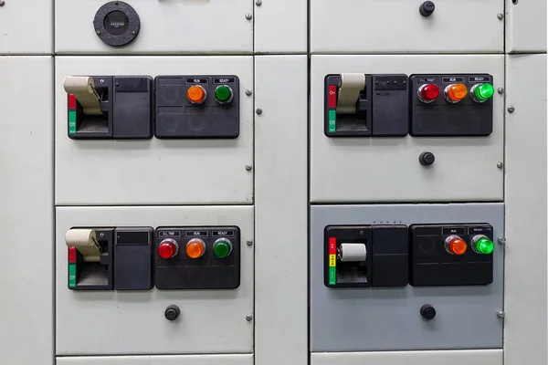 Switch Electrical Safety Main Circuit Breaker Box Switch Gear Room — Stock Photo, Image