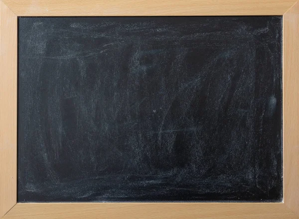 Back School Blank Blackboard Wooden Frame Copy Space — Stock Photo, Image