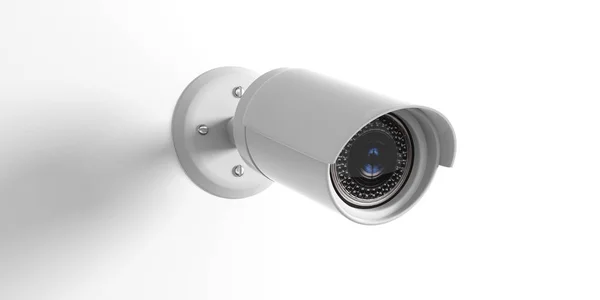 Камеры Наблюдения Камера Наблюдения Изолирована Белом Фоне Illustratio — стоковое фото