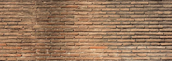 Bricks Wall Background Texture Beige Brown Color Cement Clay Vintage — Stock Photo, Image