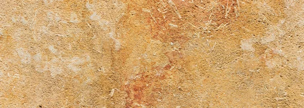 Naturalny Kamień Tło Tekstura Żółty Beżowy Kolor Banner Szczegółowo — Zdjęcie stockowe