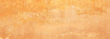 Sıva boyalı duvar doku arka plan, sarı bej renk, İtalyan stili, afiş