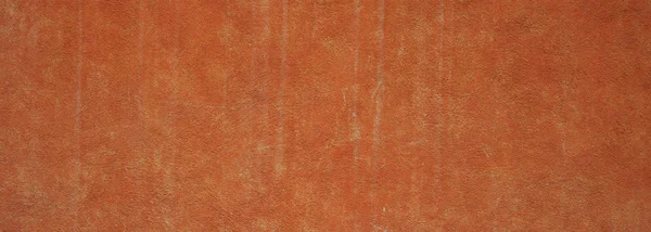 Geschilderde Muur Achtergrond Rood Bruine Kleur Ruwe Textuur Banner — Stockfoto