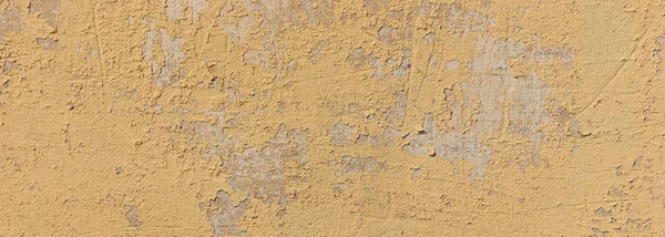 Color amarillo beige, pintado y descolorido textura de la pared grunge fondo —  Fotos de Stock