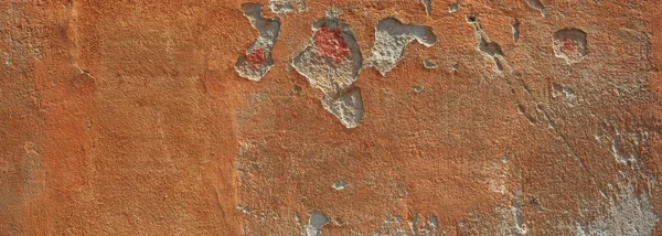 Color marrón, pintado y descolorido textura de la pared grunge fondo — Foto de Stock