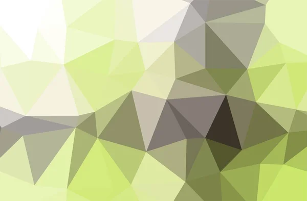 Geometric green yellow gray color shades abstract texture background, Illustration