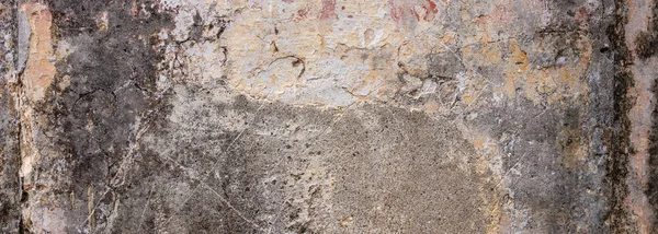 Antiguo, pared angustiada, la construcción de la fachada textura de fondo , —  Fotos de Stock