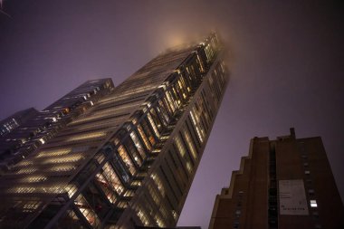 Manhattan ışıklı gökdelenler, Gece New York şehir