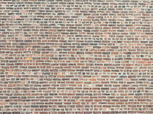 Brown red color brick wall texture, background — Stock Photo, Image