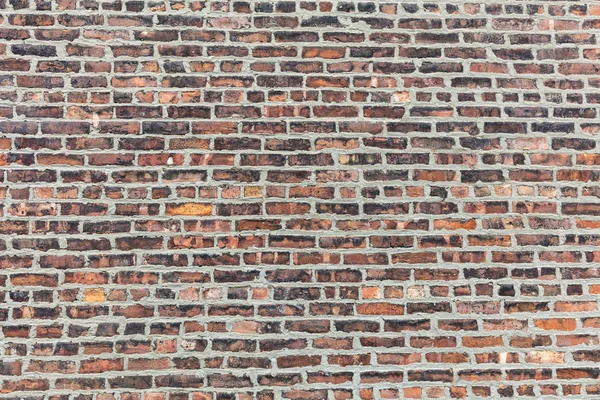 Brown red color brick wall texture, background — Stock Photo, Image