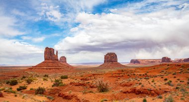 Arizona-Utah sınırındaki Monument Valley Tribal Park, ABD