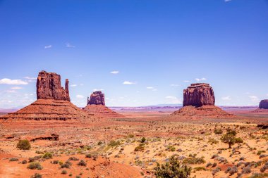 Arizona-Utah sınırındaki Monument Valley Tribal Park, ABD