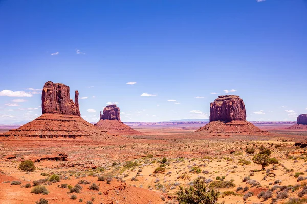 Monument Valley Tribal Park w granicy Arizona-Utah, USA — Zdjęcie stockowe