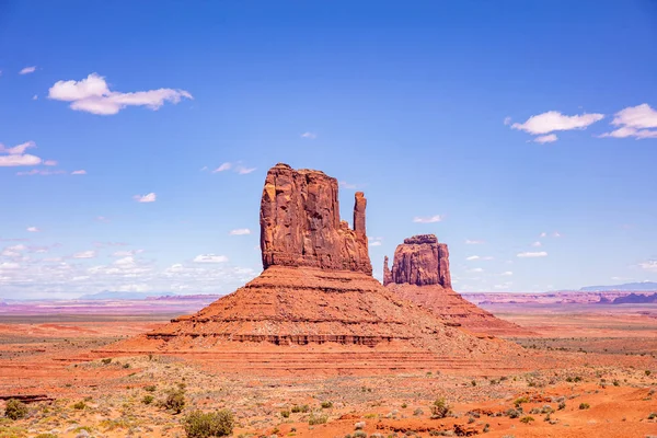 Monument Valley Tribal Park w granicy Arizona-Utah, USA — Zdjęcie stockowe