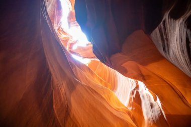 Antilop Kanyonu, Page yakınlarında, Arizona, Abd. Navajo ulus kumtaşı oluşumları