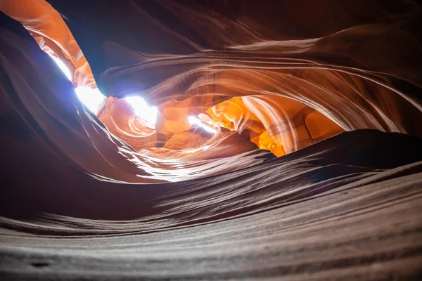 Antilopenschlucht, in der Nähe von Page, arizona, usa. Sandsteinformationen auf Navajo Nation — Stockfoto