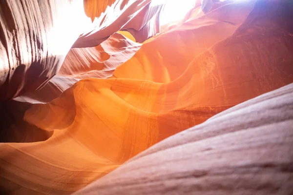 Antilop Kanyonu, Page yakınlarında, Arizona, Abd. Navajo ulus kumtaşı oluşumları — Stok fotoğraf