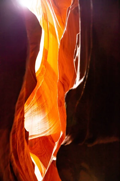 Antelope Canyon, près de Page, Arizona, USA. Formation de grès sur la nation Navajo — Photo