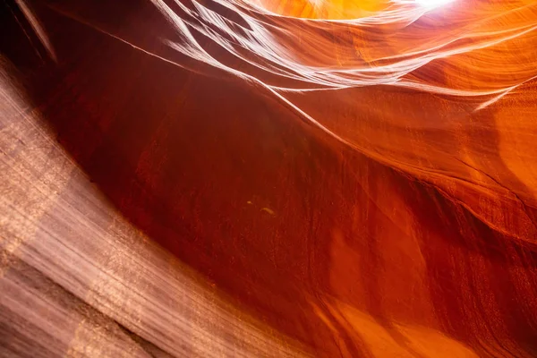 Antelope Canyon, cerca de Page, Arizona, EE.UU. Formaciones de arenisca en la nación Navajo — Foto de Stock
