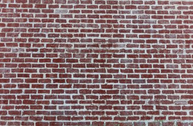 Kahverengi kırmızı renkli tuğla duvar dokusu, arka plan