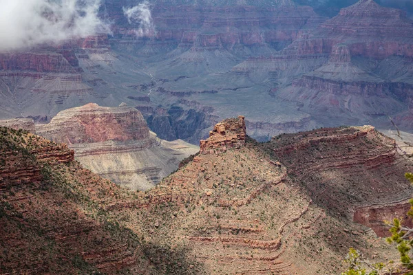 Grand Canyon, Arizona, USA. Vista sulle rocce rosse — Foto Stock