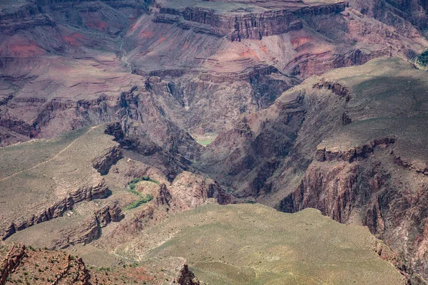 Grand Canyon, Arizona, USA. Vista sulle rocce rosse — Foto Stock