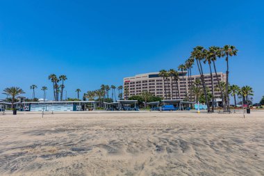 Marina del Rey plajı, Kaliforniya Abd, güneşli bahar günü.