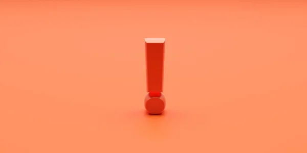 Позначка екзамену на помаранчевому кольорі. 3d ілюстрація — стокове фото