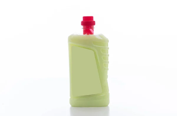 Beyaz Arka Planda Izole Edilmiş Temizlik Ürünü Kimyasal Deterjan Temiz — Stok fotoğraf