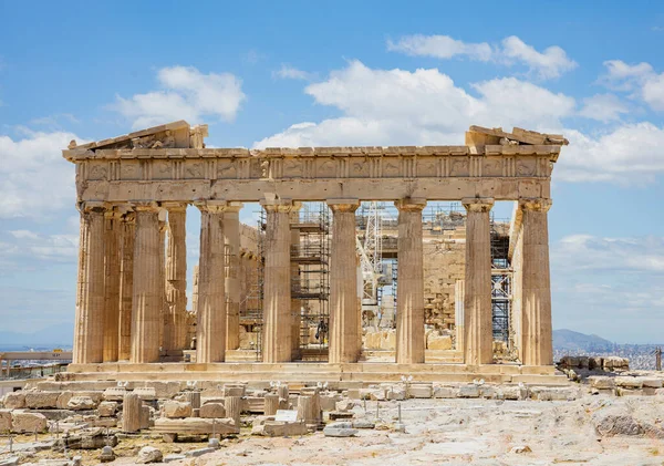 Acrópolis Atenas Grecia Punto Referencia Partenón Templo Dedicado Diosa Atenea — Foto de Stock