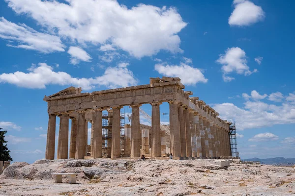 Acrópolis Atenas Grecia Punto Referencia Partenón Templo Dedicado Diosa Atenea — Foto de Stock