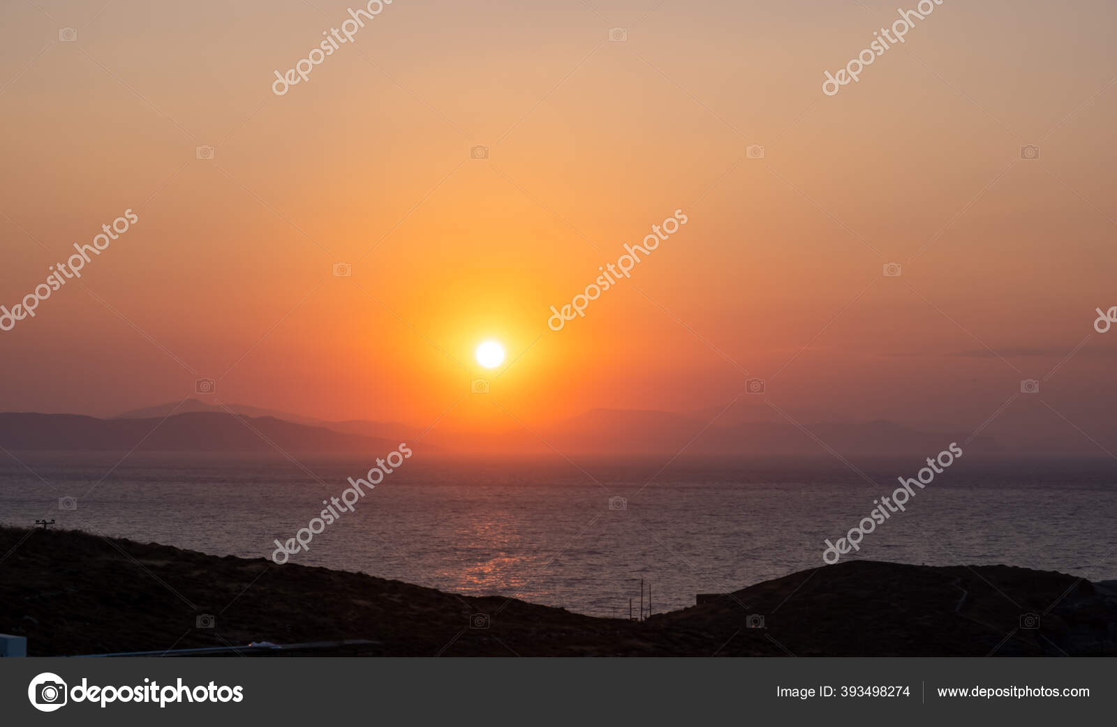 Sunset Orange Color Sea Water Dramatic Magical Sunrise Seascape Aegean Stock Photo Image By C Gioiak2 Sunset Orange Color Sea Water Dramatic Magical Sunrise Seascape Aegean Stock Photo Image By C Gioiak2