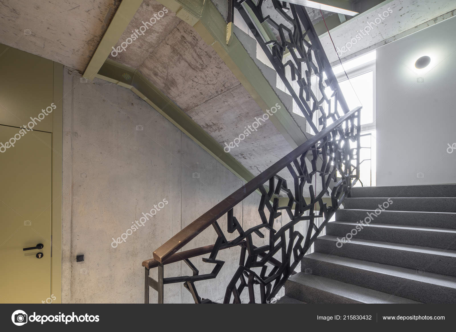 Staircase Staircase In A Modern House Iron Decorative