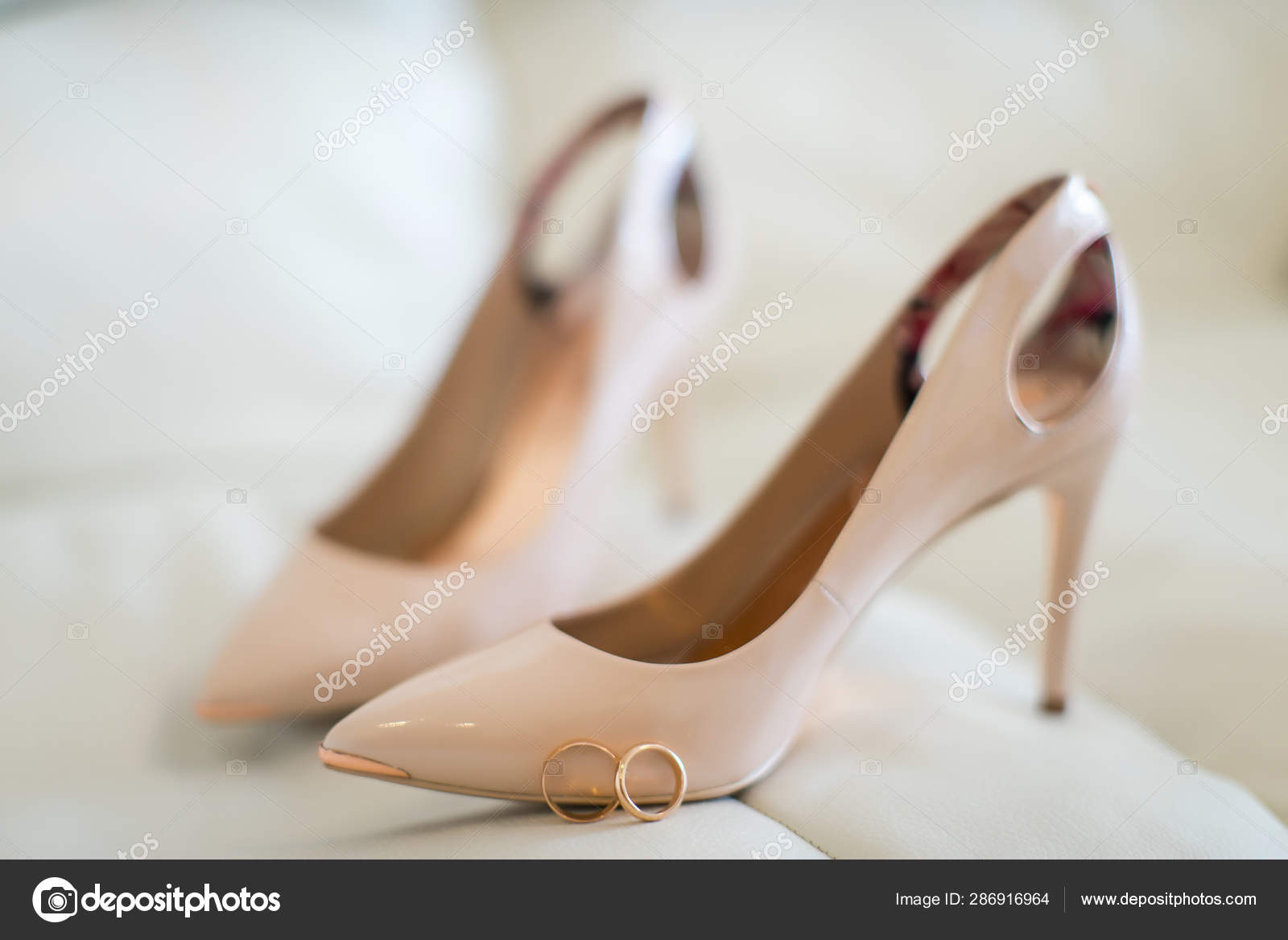 cream wedding shoes