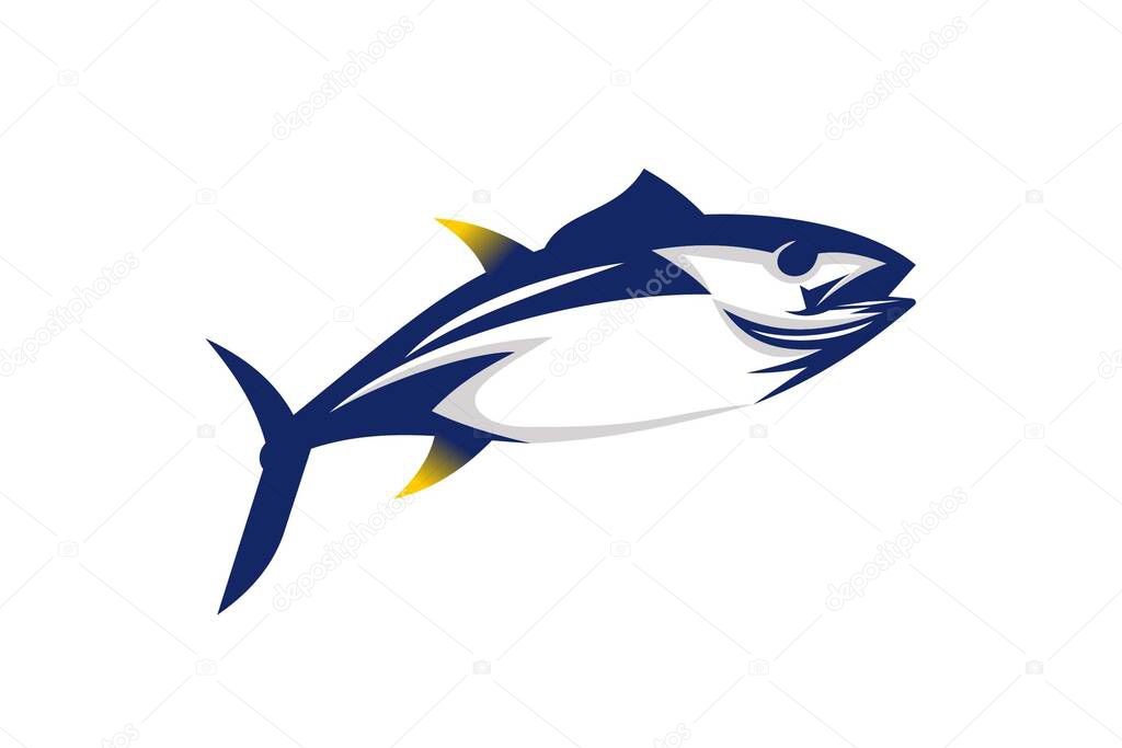 Yellowfin Tuna Ocean Fish Animal Sea Vector