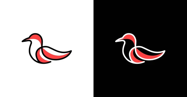 Güzel Taslak Kuş Hayvan Logosu Doğa Yaban Hayatı