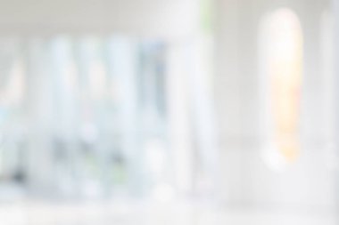 Beyaz arka plan bulanıklık, Modern bina iç bulanıklık