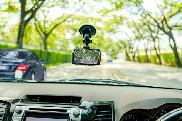 CCTV-bilkamera för säkerhet vid trafikolyckor — Stockfoto