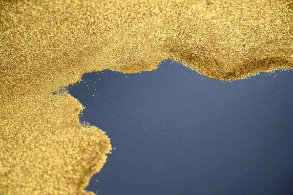 Golden glitter sand texture back, abstract background. Yellow du — Stock Photo, Image