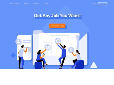 İnsan Kaynakları kavramı, Web sayfası için eleman alımı