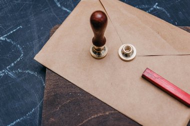 Mühürlü antik noter damgası