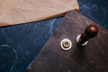 Mühürlü antik noter damgası