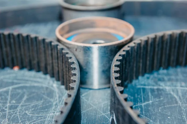 Timing Belt Tension Rollers Car — Stock Photo, Image