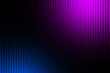 Mavi ve mor renkli dikey çizgileri olan soyut dijital sanat